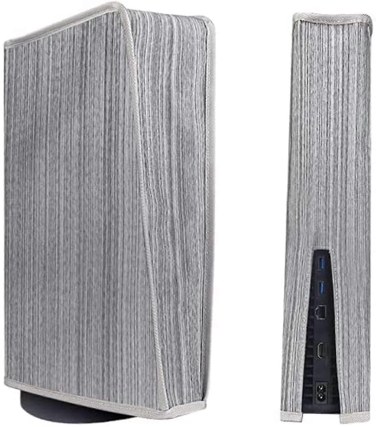 Dust Cover for PS5 Gray Nylon Protective Sleeve AntiScratch WaterResistant Soft Console Guard