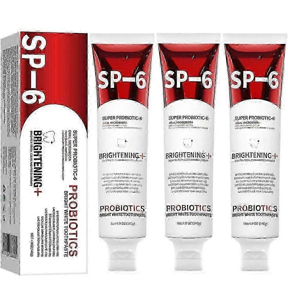 SP-6 Probiotic Toothpaste,Sp-6 Toothpaste Whitening Quick White Toothpaste NEW