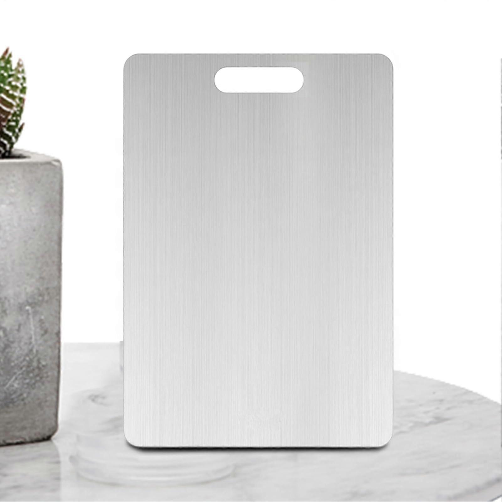 Titanium Cutting Board NonSlip DoubleSided Hygienic Surface Durable and Dishwasher Safe