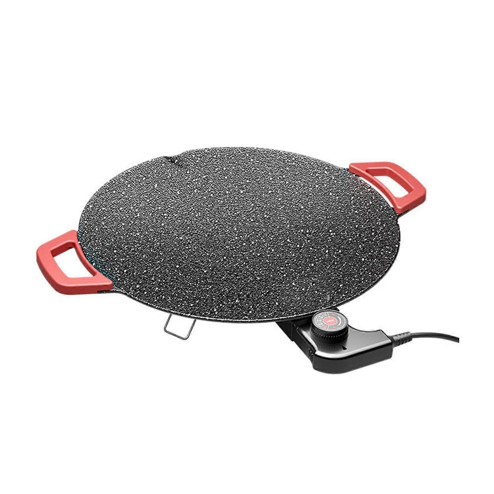 Indoor Electric Grill 36cm Smokeless Korean BBQ with Adjustable Temperature NonStick Surface