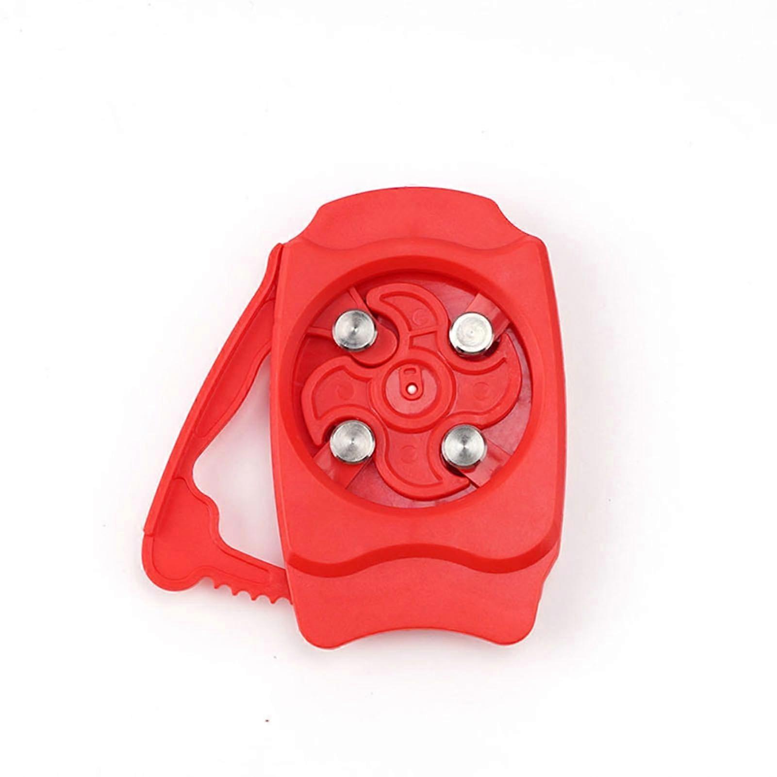 Multifunctional Bottle and Can Opener with Beautiful Bar Design, Easy Use, Red Kitchen Accessory