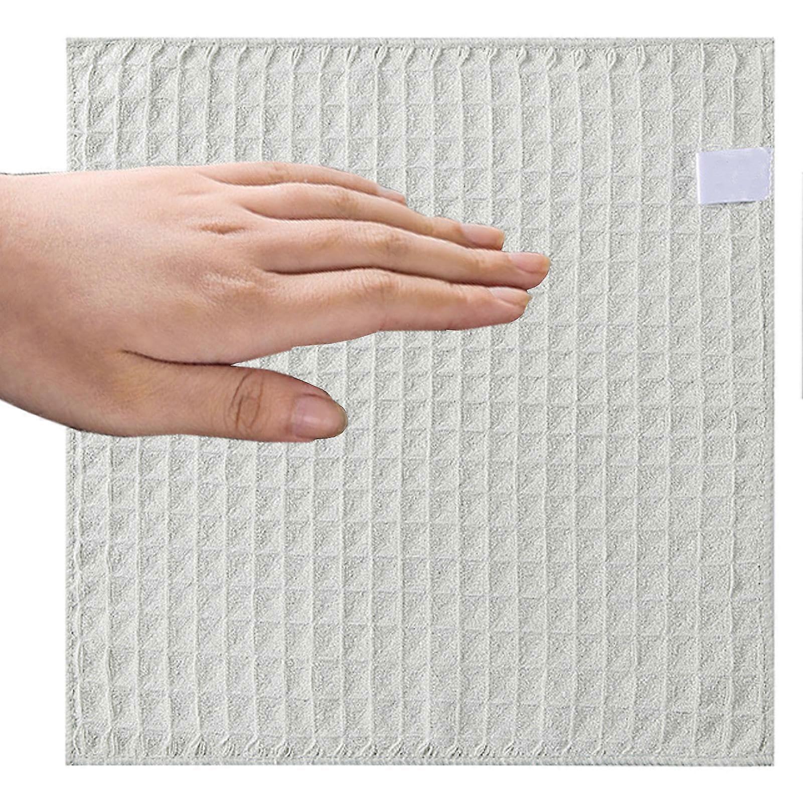 Microfiber Cleaning Cloths for Glass and Electronics, Lint  Absorbency Soft Light Grey