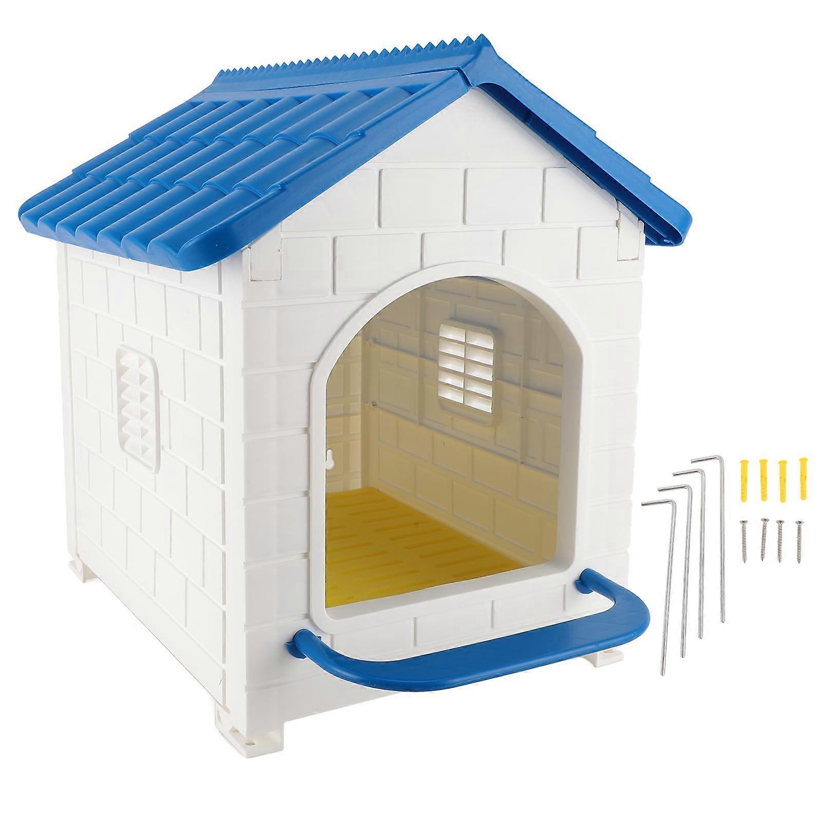Plastic Chicken Nesting Box for Hens, Weatherproof Easy Clean Design, Wall Mounted for Coop