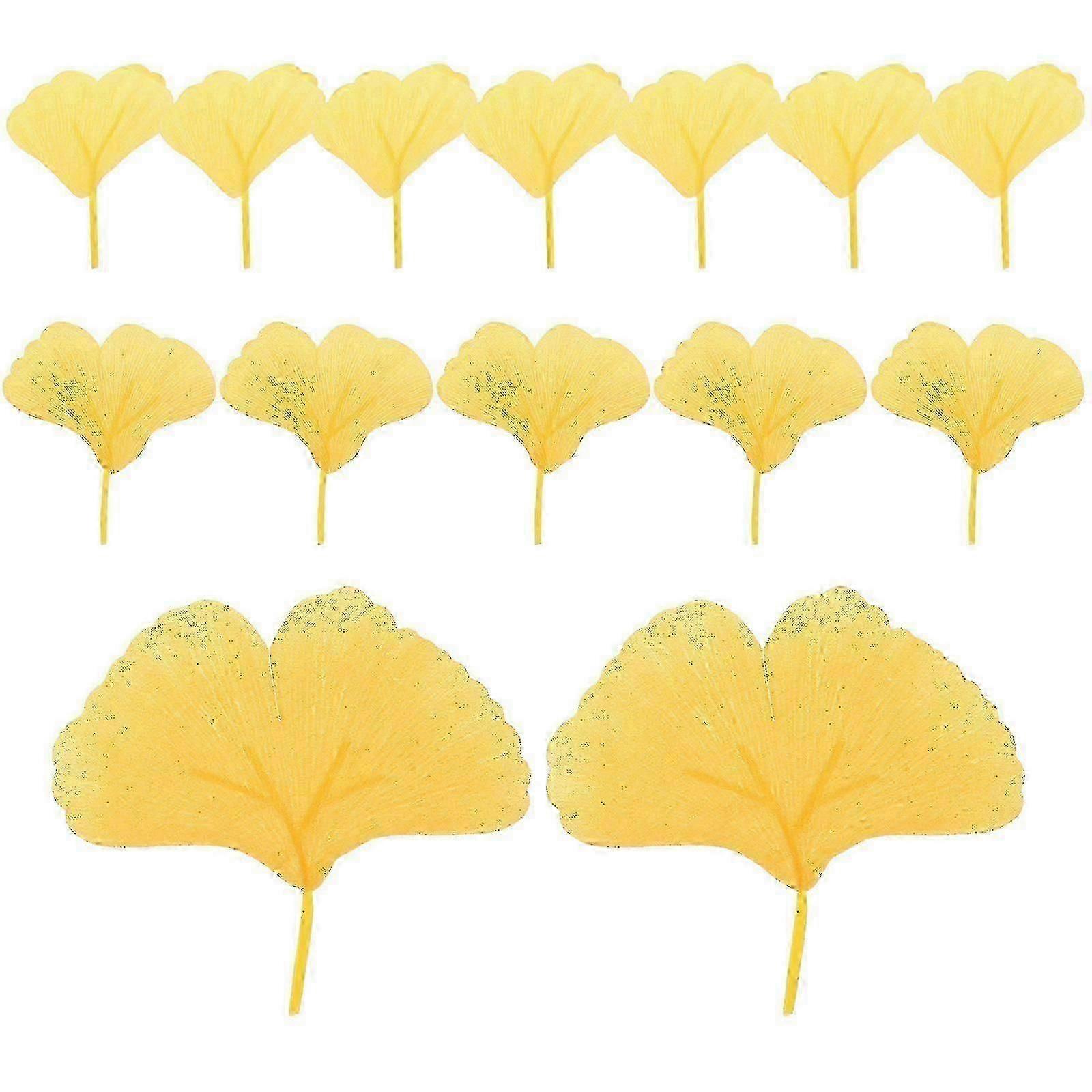 100 artificial ginkgo leaves, wedding decorations