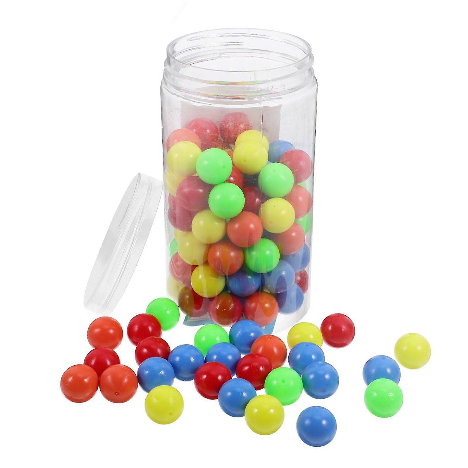 100pcs Small Colored Balls Counting Balls Probability Learning Balls Toys Math Learning Supplies