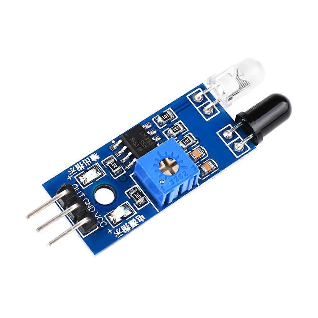 Infrared Obstacle Avoidance Sensor Module for Robots with Adjustable 230cm Detection Distance