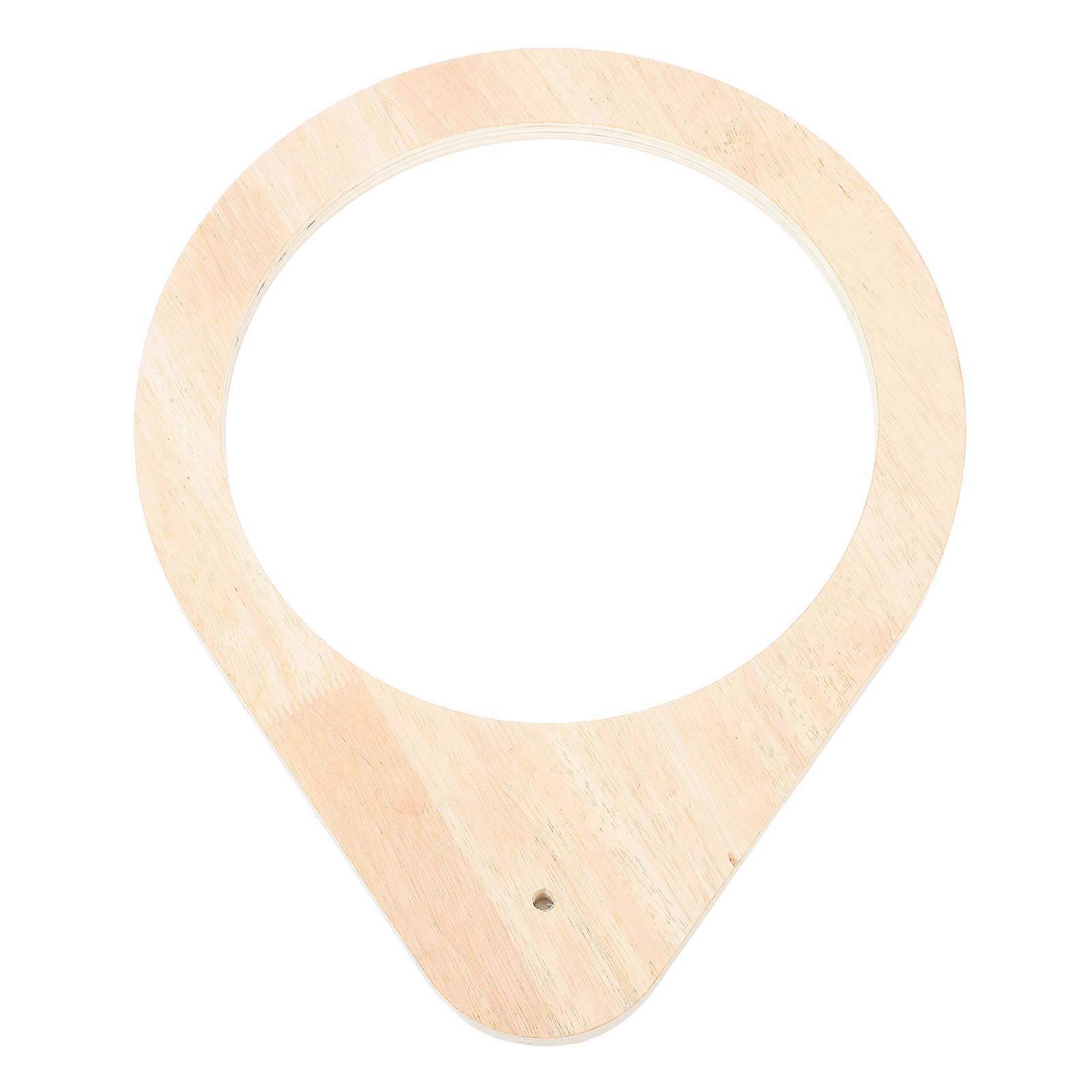 Beige Cat Bed Frame for DIY Wooden Cat Scratcher Post Accessory