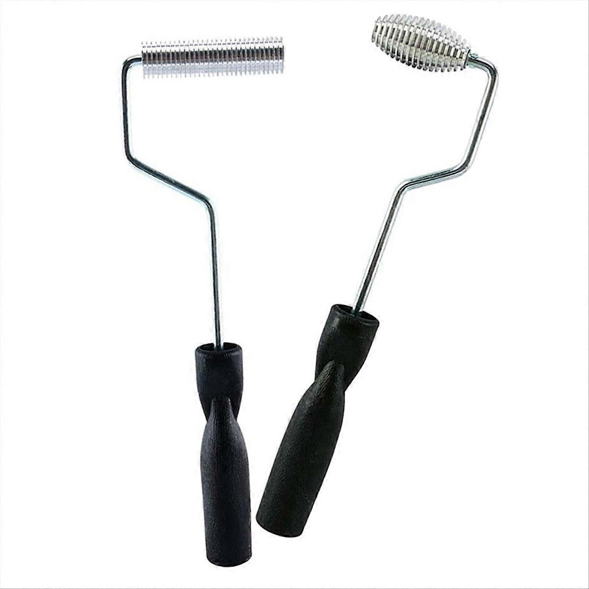 2pcs 35cm Fiberglass Roller Kit Bubble Paddle Tool Laminating Roller