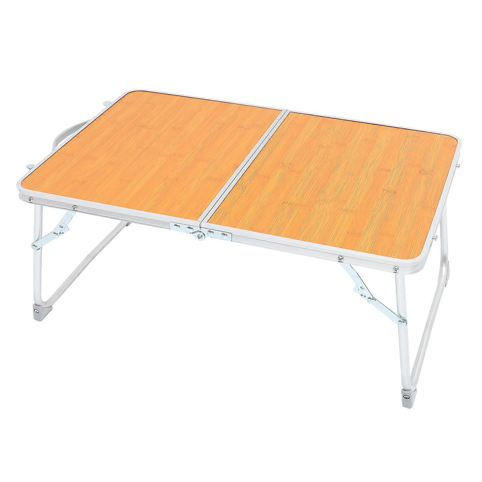 Small Camping Table Foldable Table for Outdoor Use Wear-Resistant Bed Desk