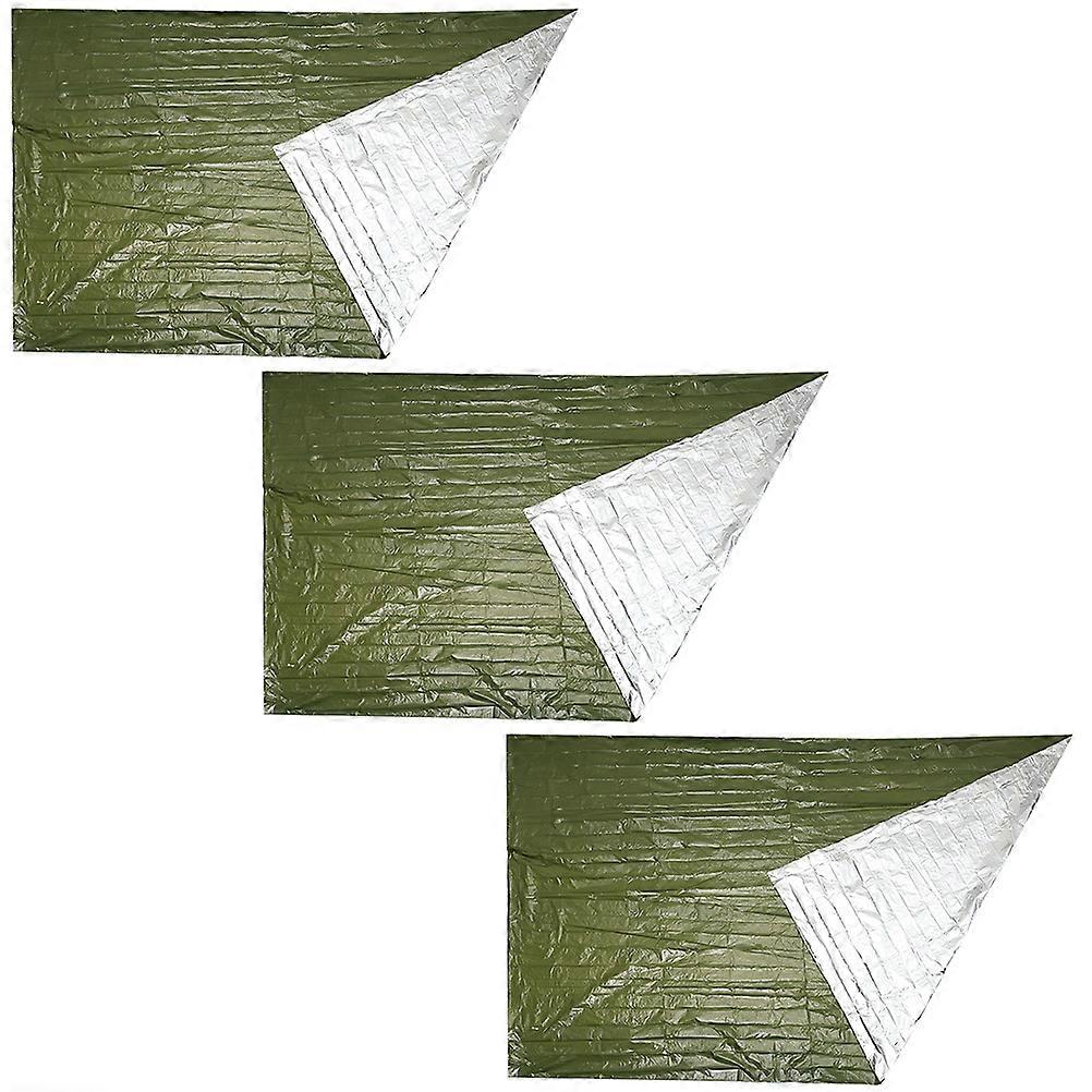 Survival Blanket Outdoor Camping Blanket for 15Pcs