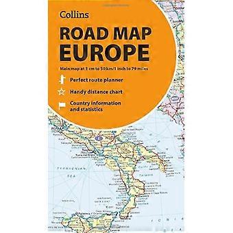 Collins Road Map of Europe: Faltkarte