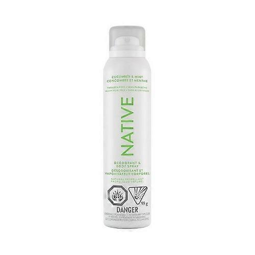 Native Cucumber And Mint Spray Deodorant, 99 Grams