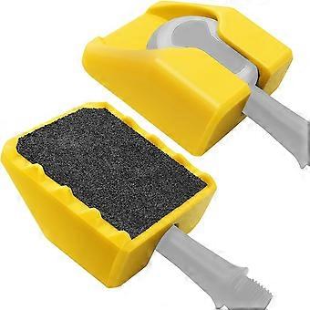 Wahoo Speedplay-compatibele pedaaladapters – conversiekit voor plat platform, antislip, zelfvergrendelend, ultralicht, geel