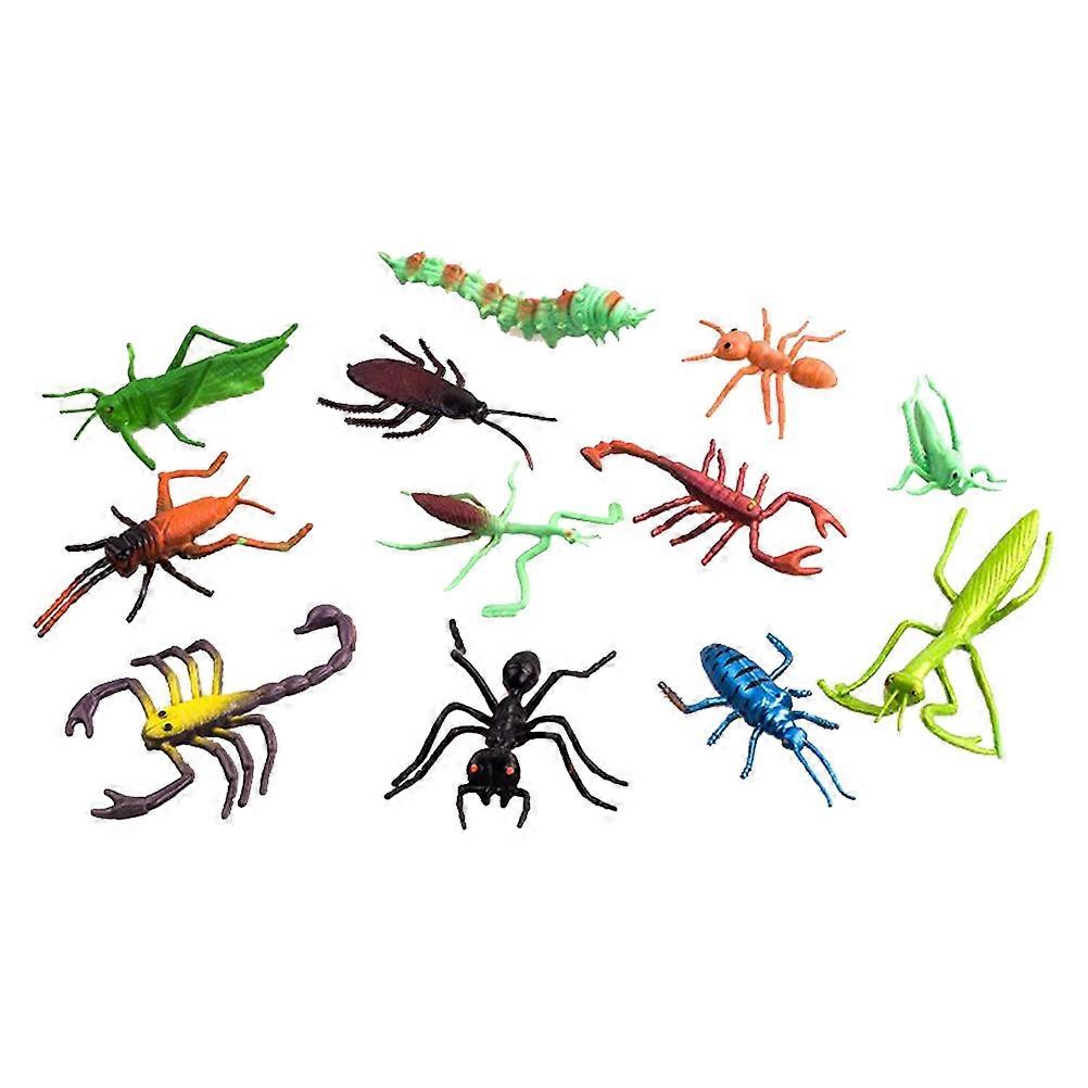 Simulation Mini Model Small Insect Animal Figures for Kids Playing Assorted 36Pcs