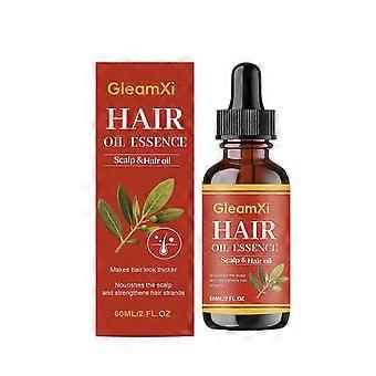 Óleo capilar e para o couro cabeludo 60ml, suave e nutritivo, para cabelos macios, brilhantes e hidratados - lxb
