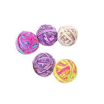 Interactieve speelballen voor huisdieren, 5 stuks, diverse kleuren, voor katten