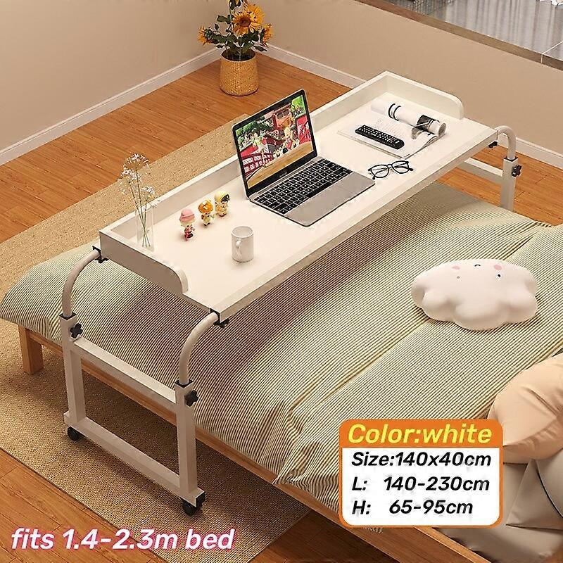 Over bed Table Computer Laptop Table Bed Table Rolling Trolley Adjust Table
