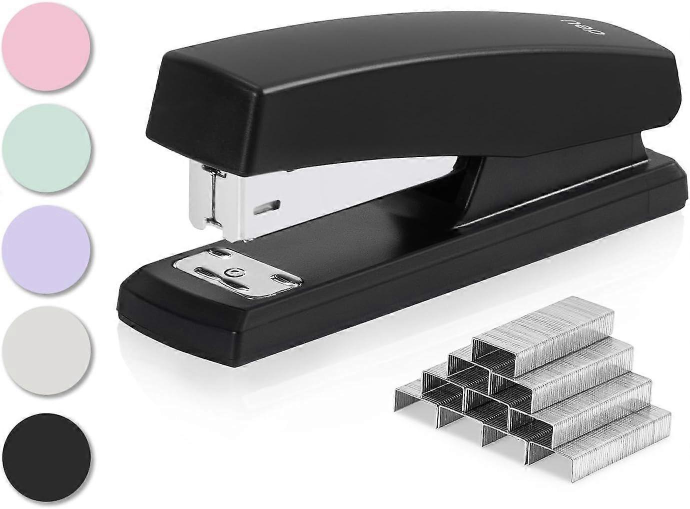 Deli Stapler, Office Stapler, 20-sheet Capacity, Black
