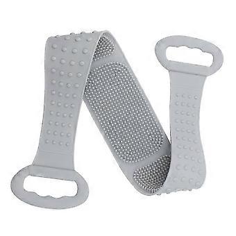 Silicone Back Scrubber For Shower - Body Brush For Bathing - For Back Cleansing And Exfoliating, Back Massage, 76cm