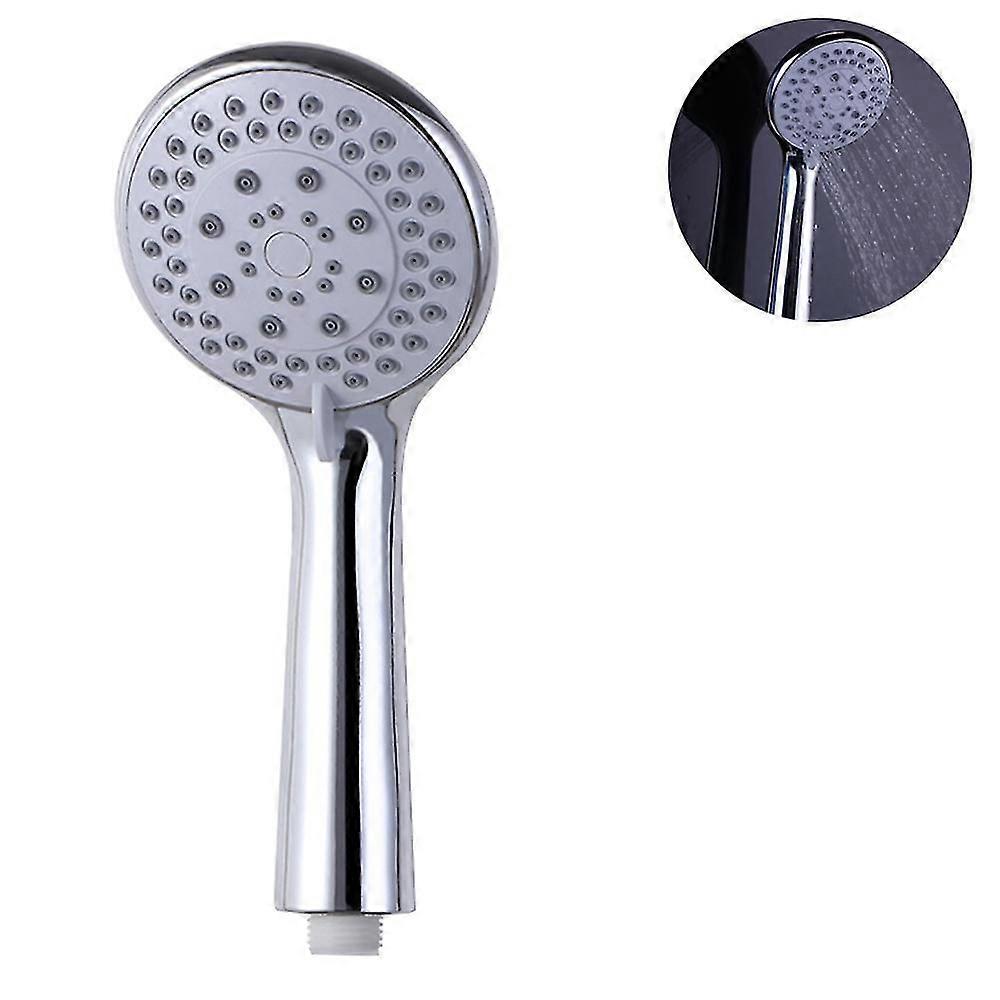 Hand Held Showerhead Chrome Face With Hose And Adjustable Bracket
