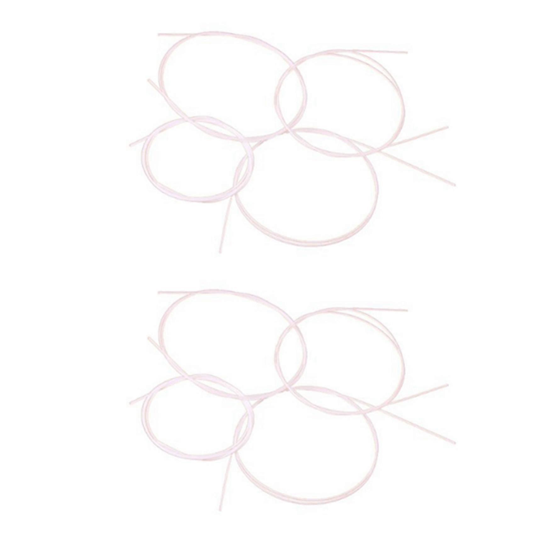 8Pcs White Nylon Ukulele String Set