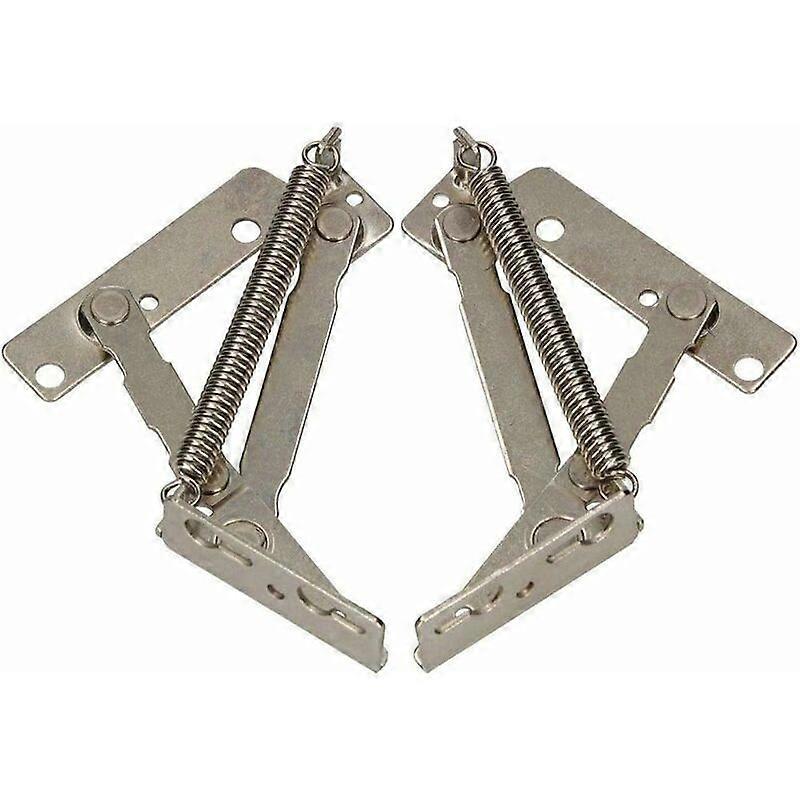Spring Hinge, 2 Pieces Spring Door Hinges, Hinges with Spring, 80 Degree Cupboard Hinges