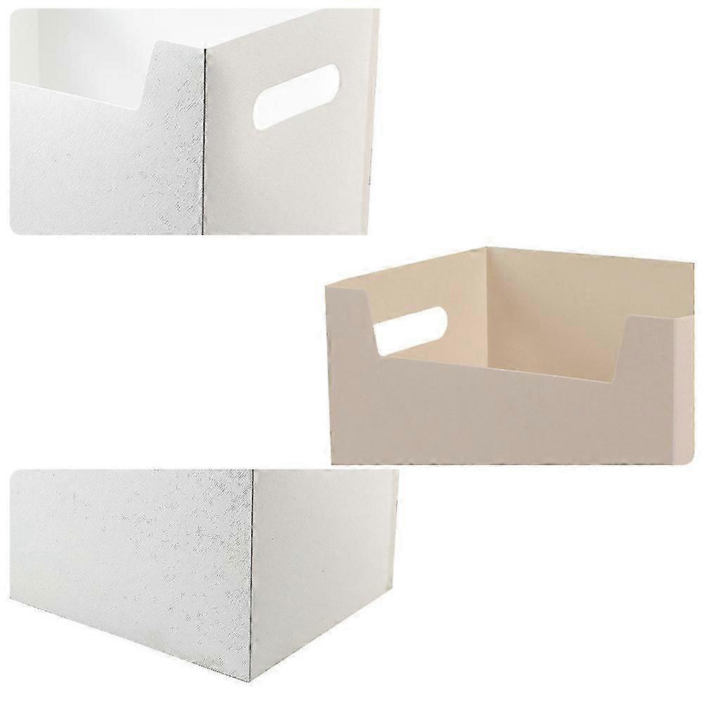 2Set Home Study Use Storage File Boxes Lightweight Rectangular Office Storage Containers