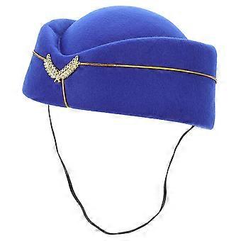 Chapeau de costume de groupe, chapeau d'hôtesse d'avion, chapeau d'hôtesse de l'air, chapeau d'uniforme de cosplay pour la décoration