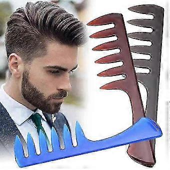 Professional Men Wide Tooth Comb Salon Barber Hairdressing Styling Hair Brush