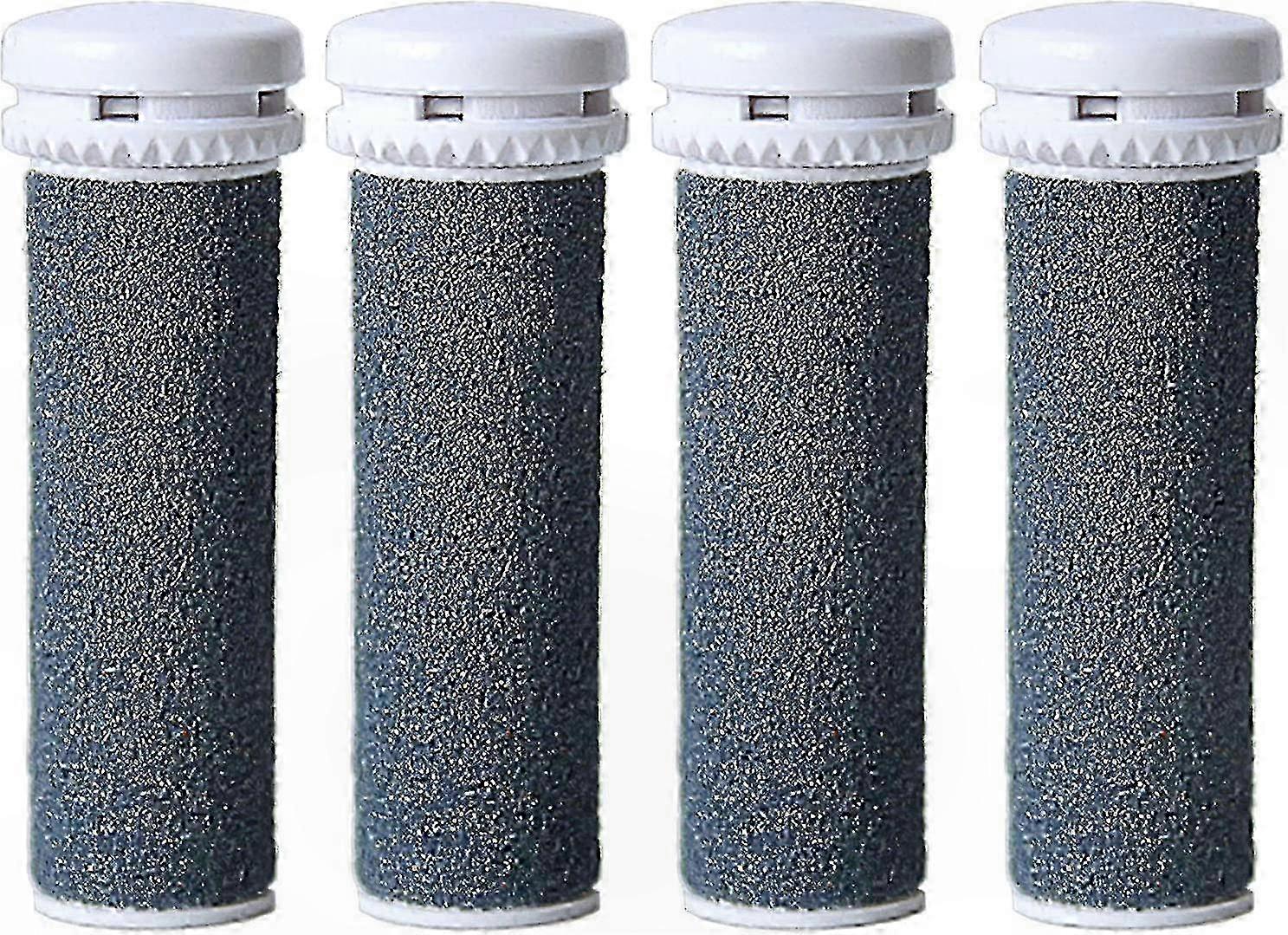 Extra Coarse Replacement Rollers compatible with Micro Pedi Foot Care System [4 Pack]