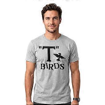 Birds T-Shirt 70s Retro Musical Fancy Dress Joke Funny Tee CYQT-221