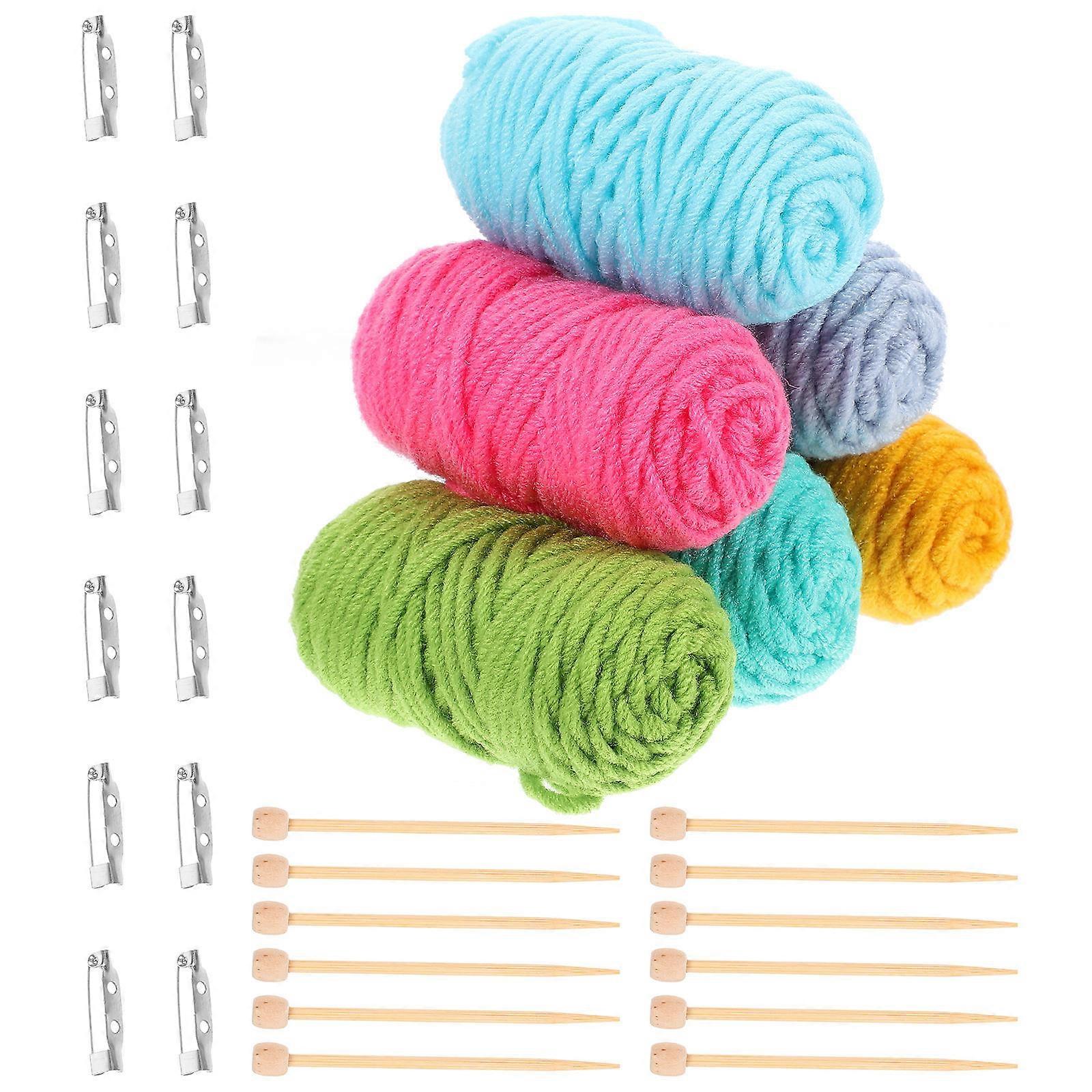 Mini Knitting Tools Doll Brooch Knitting Needles for 1Set