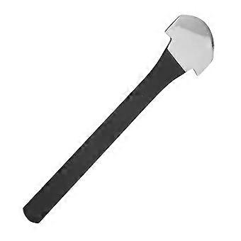 Fan Pedicure Knife High Manganese Steel Callus Scraping Toenail Fan Blade Tool for Removing Dead Skin Black