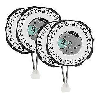 Watch Day Dial Ring Watch Calendar Dial for Repair 4Pcs Metal Mechanical