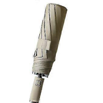 Fully Automatic Umbrella Three Fold Umbrella Plus Printed L Umbrella Business Vinyl Parasol