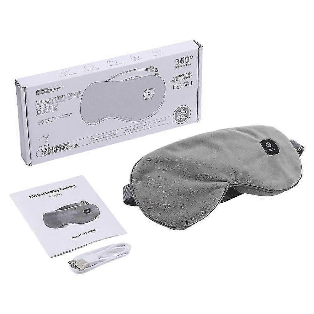 Intelligent Temperature Controlled Eye Mask With Wireless Heating and Full Light Blocking