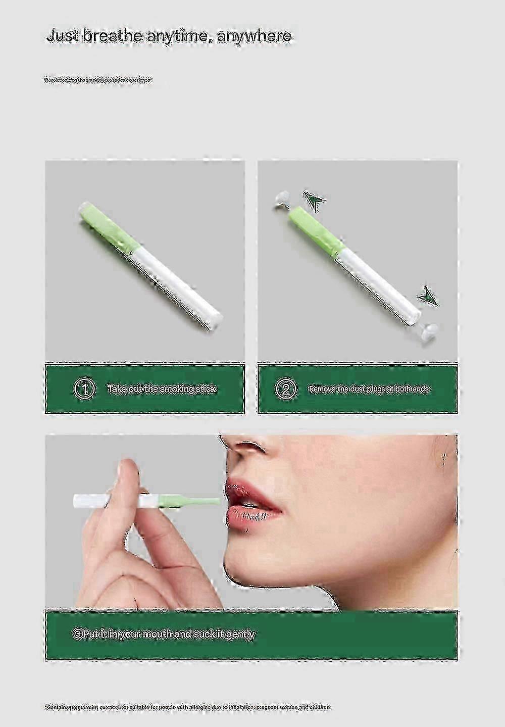 Large-Capacity Mint Air Inhaler Stop Aid