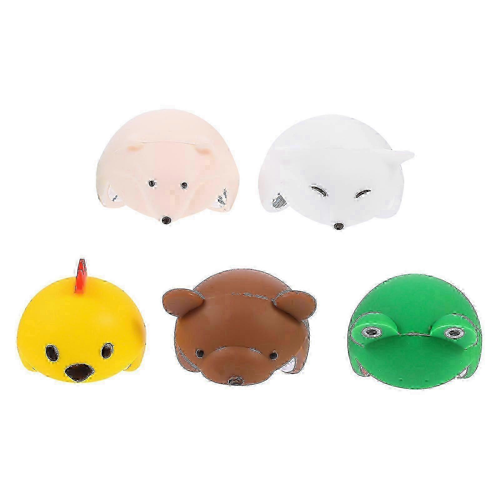 5Pcs Animal Silicone Corner Guards, Assorted Colors
