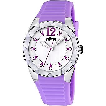 Lotus Quartz Analog Woman Watch with L15732/3 Rubber Bracelet