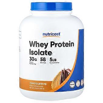 Nutricost, wei-eiwitisolaat, chocolade pindakaas, 5 lb (2268 g)