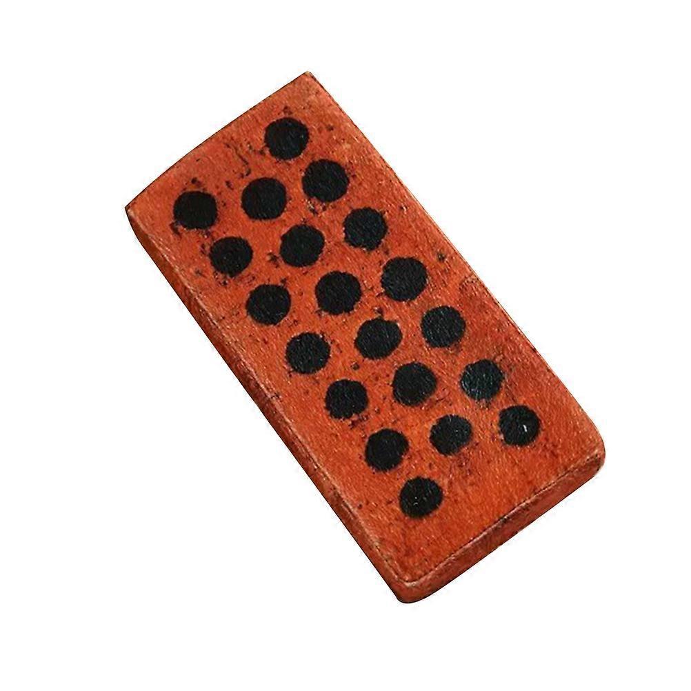 Red Brick Shaped Plush Pillow