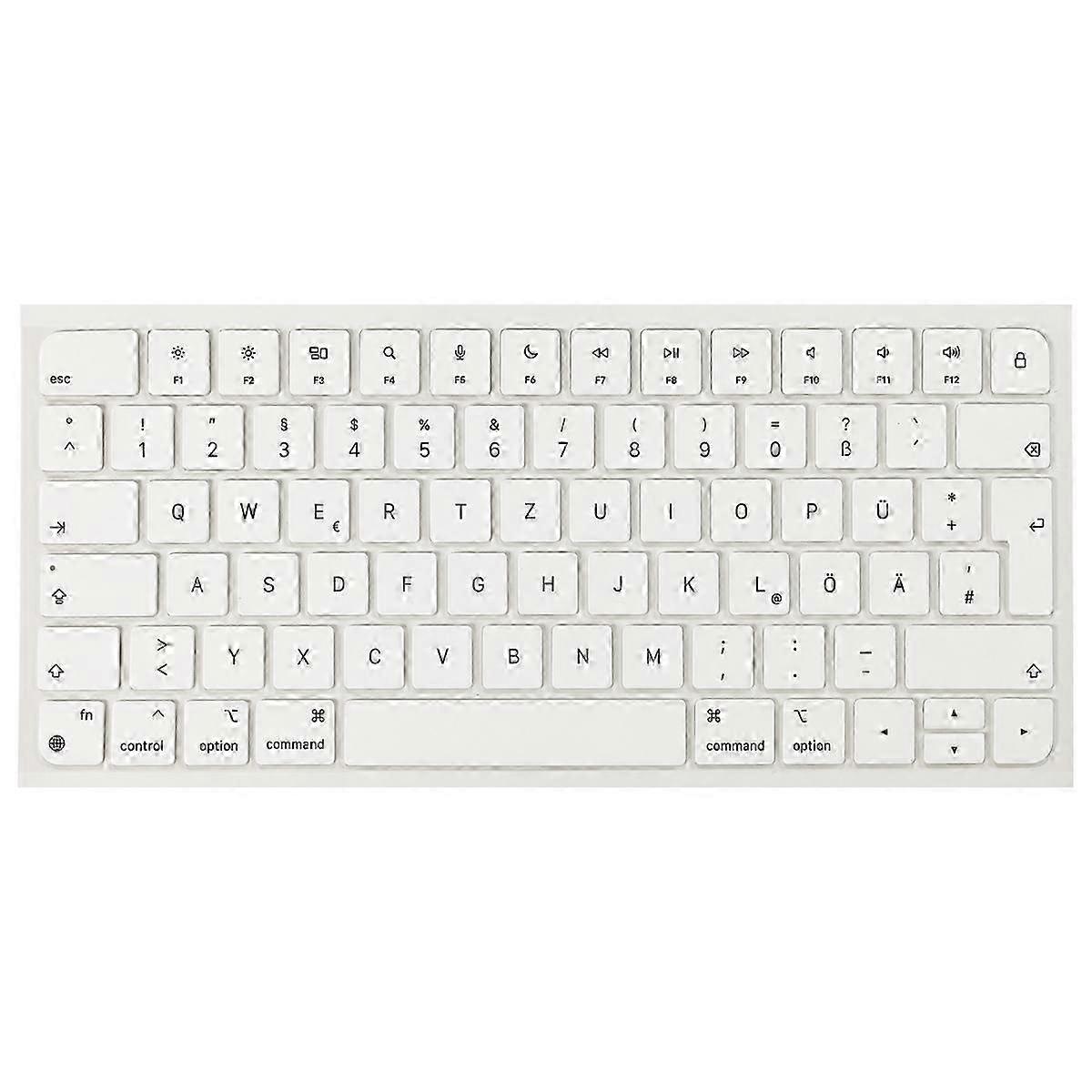 White Keycaps Compatible With Magic Keyboard 3 4