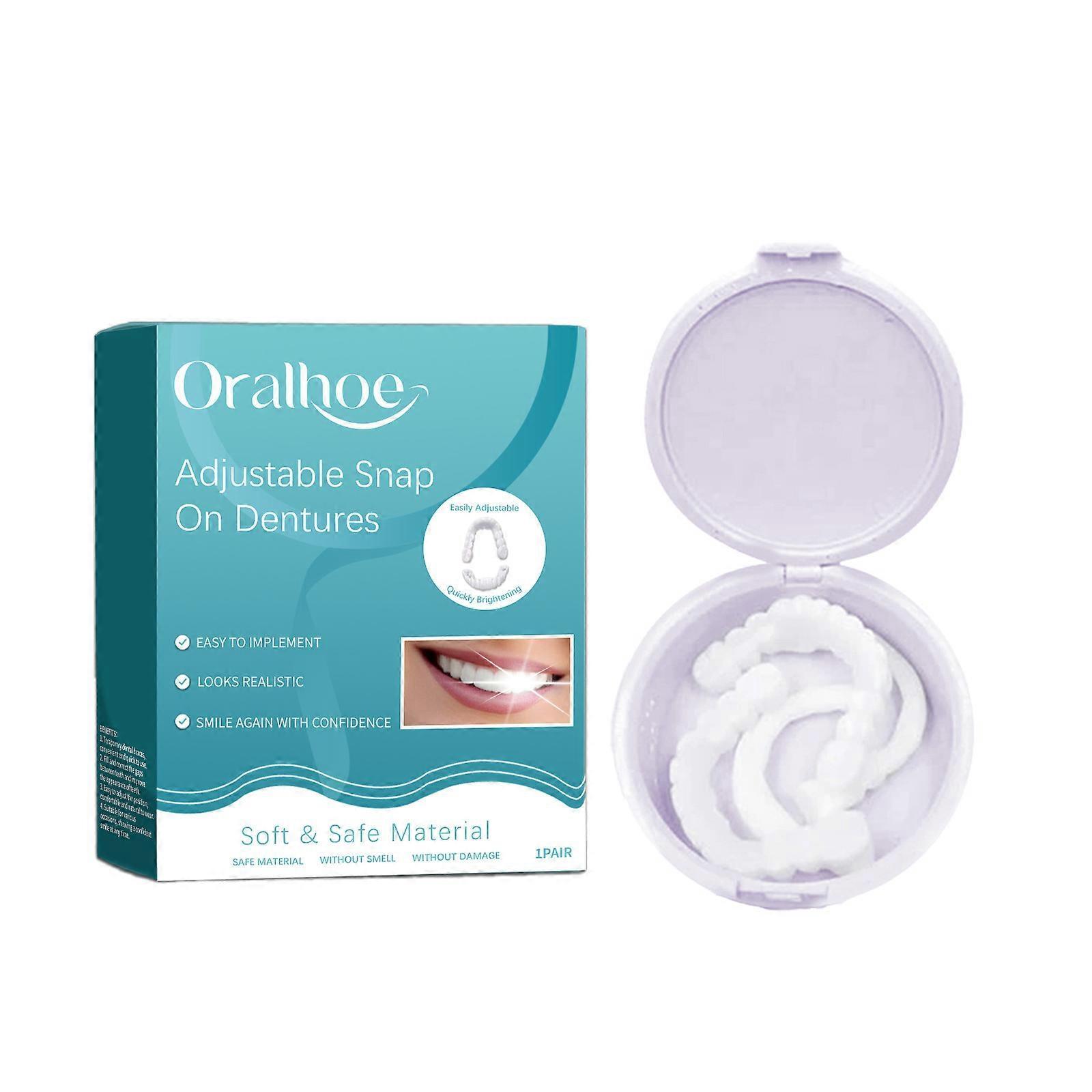 Mouldable Snap-On Smile Dentures