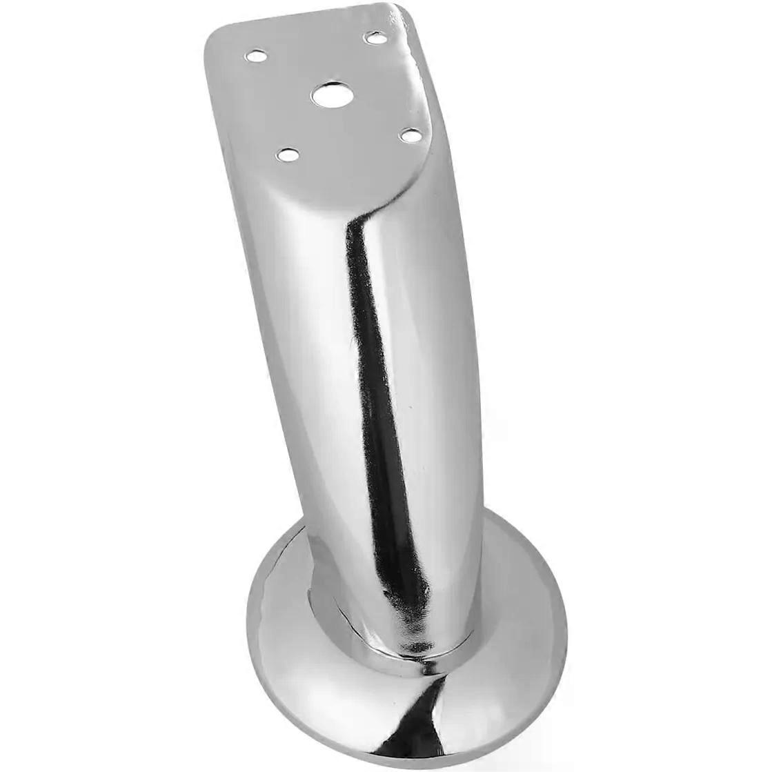 4Pcs Silver Iron Non-Slip Sofa Legs for Coffee Table Support