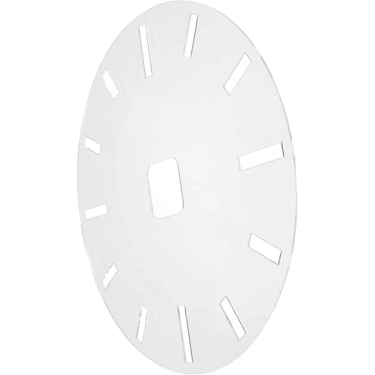 Clock Template 8 Inch Round Router with 12 Markers
