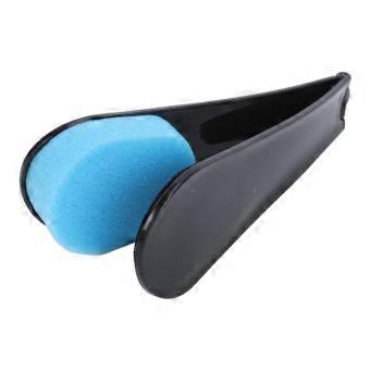 Lotion Applicator for Back Folding Long Handle Cream Applicator with Blue Sponge Head for Self Tanning Sunscreen