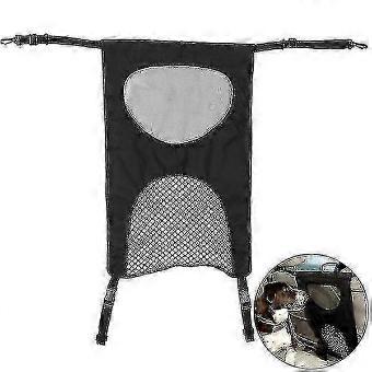 Dog Car Backseat Barrier Mesh Pet Vehicle Fence1 Pieceblack-brnv