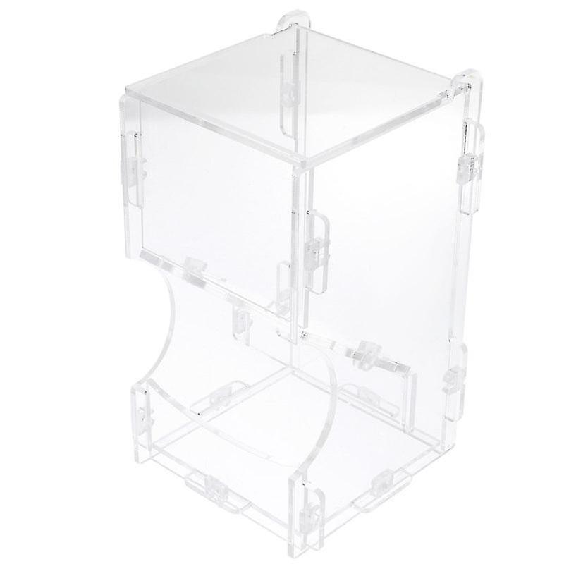 8X8x13.6cm Transparent Small Animal Habitat Accessories Automatic Hamster Food Holder Anti-turning F