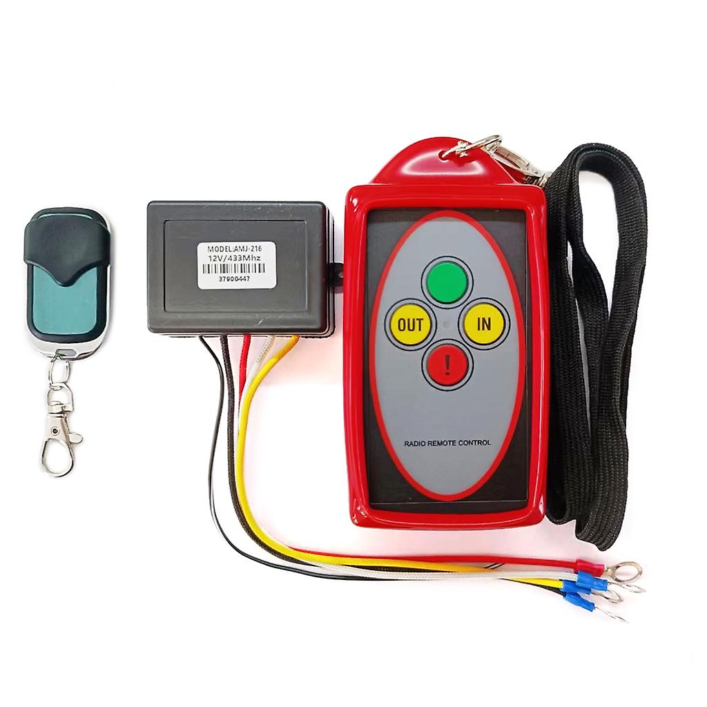 Wireless Winch Remote Control Kit 12V Receiver Handset Easy to Use