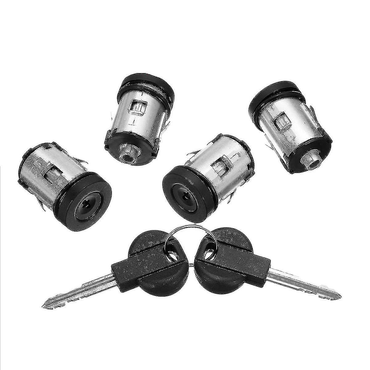 Car Barrel Door Locks Keys Set 9170.ay 4162.c9 For Fiat Scudo Citroen